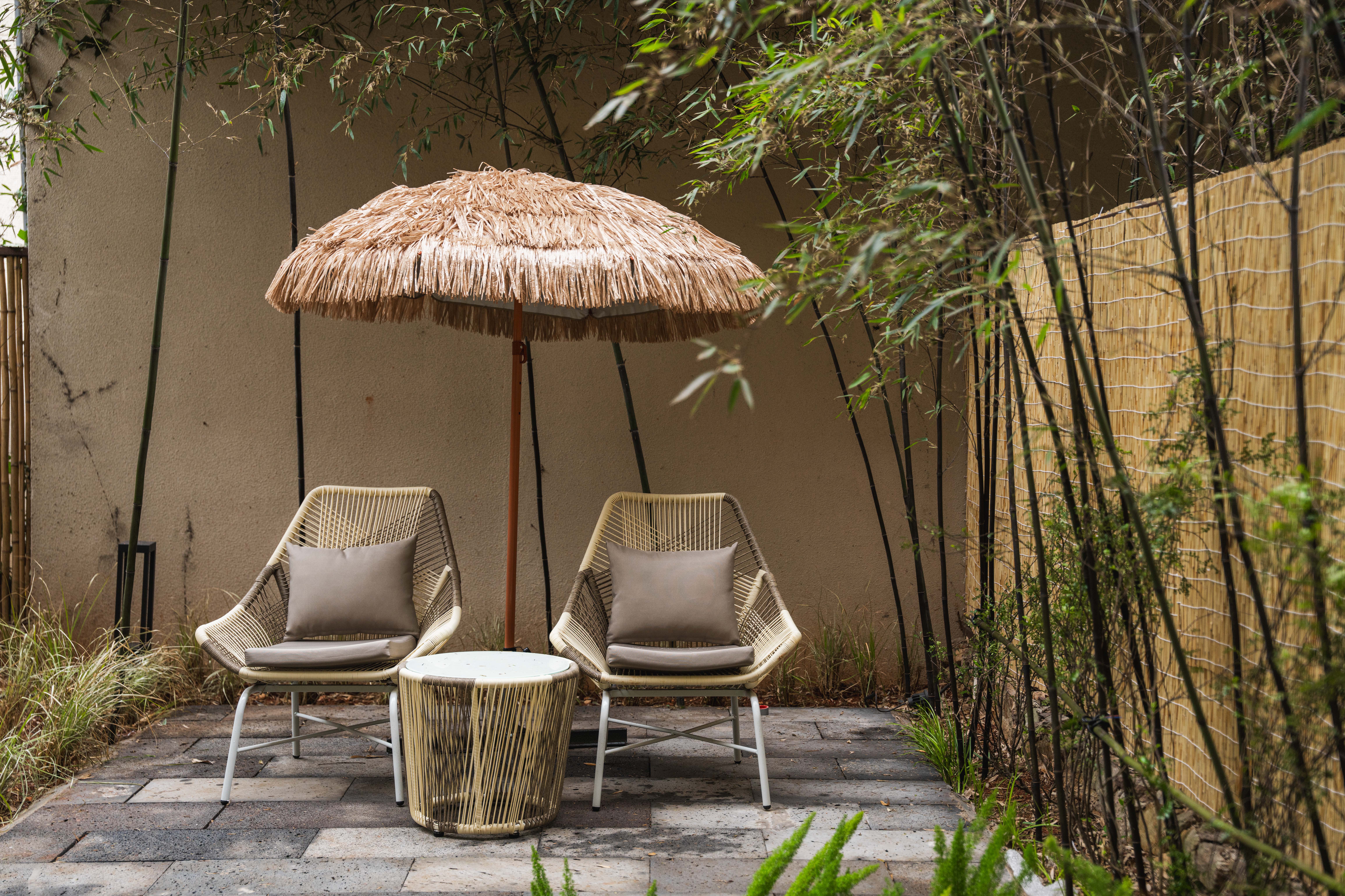 栖峦·谧境私汤大床房「庭院私汤+无限放水+东南亚风」