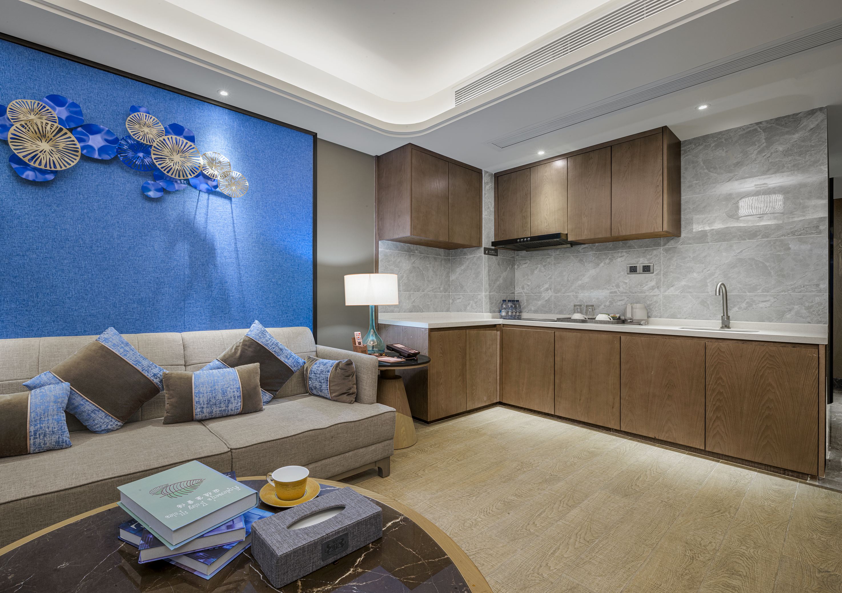 双月家庭海景双卧套房