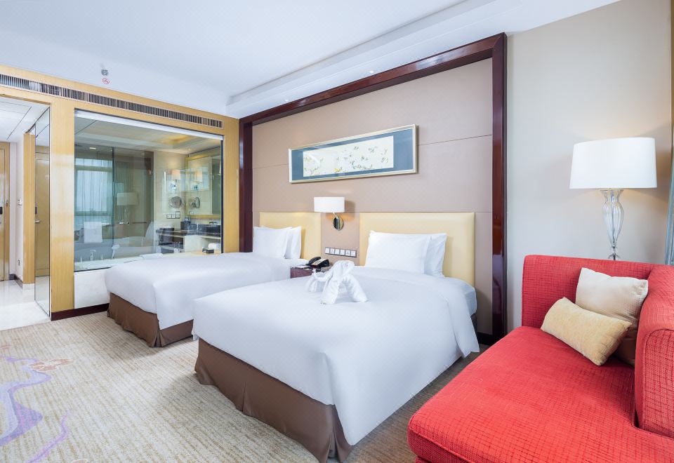 行政楼层豪华双床房-（杜拉维特衞浴+超大豪华浴缸）