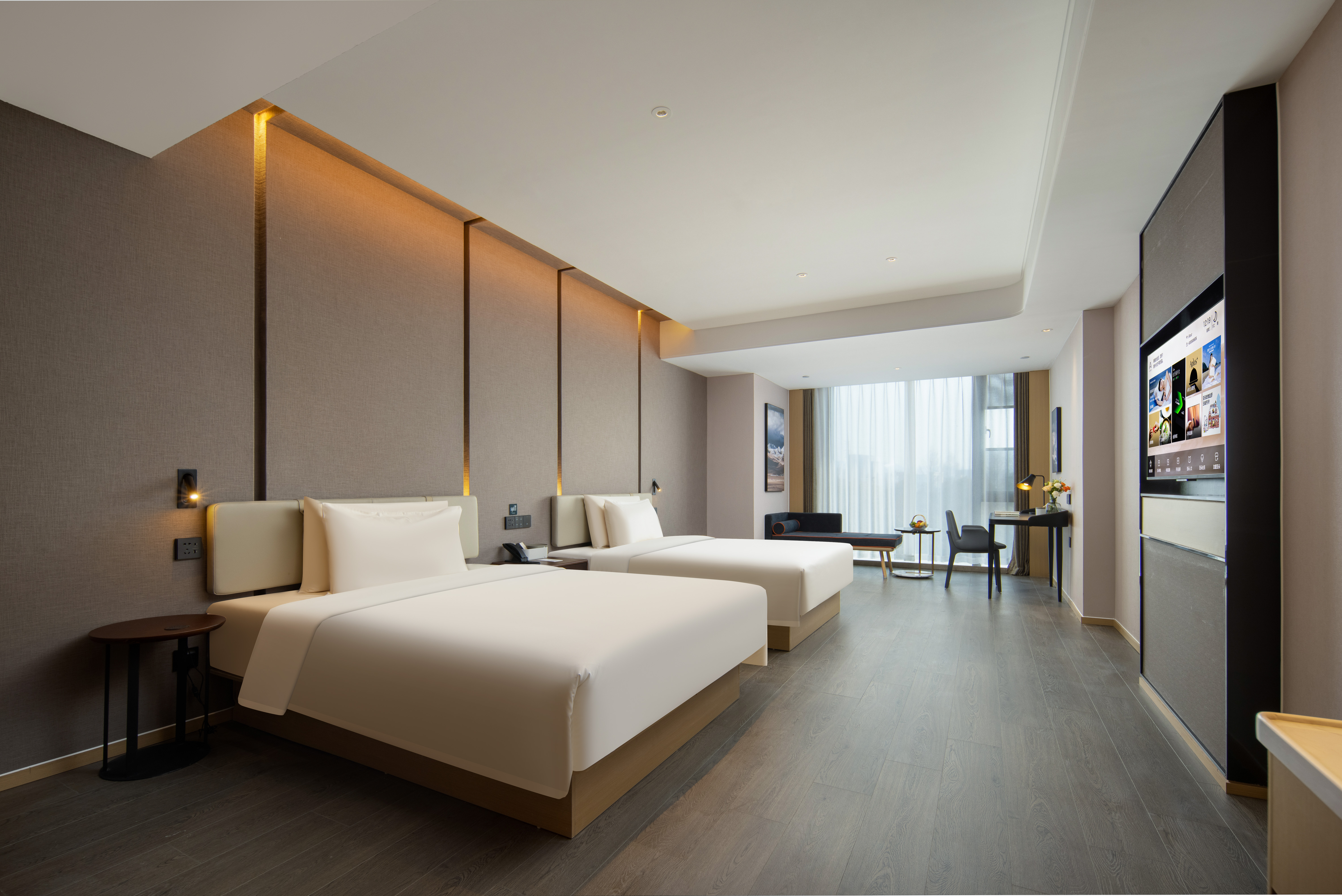 行政双床房【小冰箱+电视投屏】