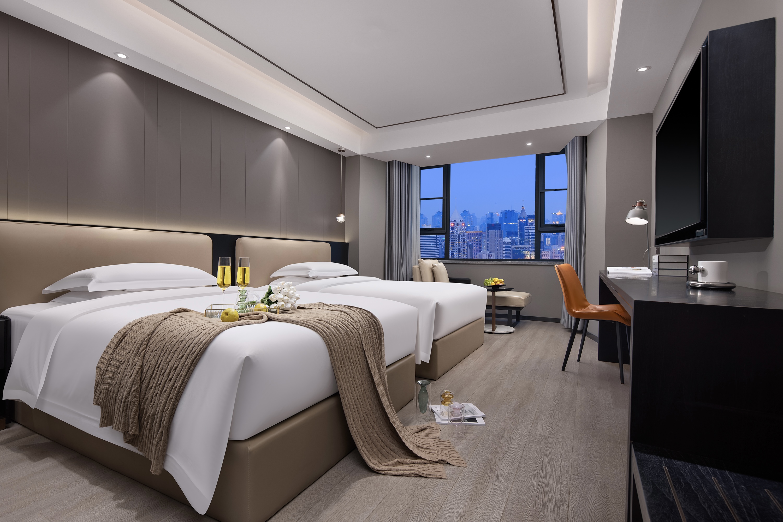 馨雅双床房（悠闲沙发+零压记忆床垫+智能客控）