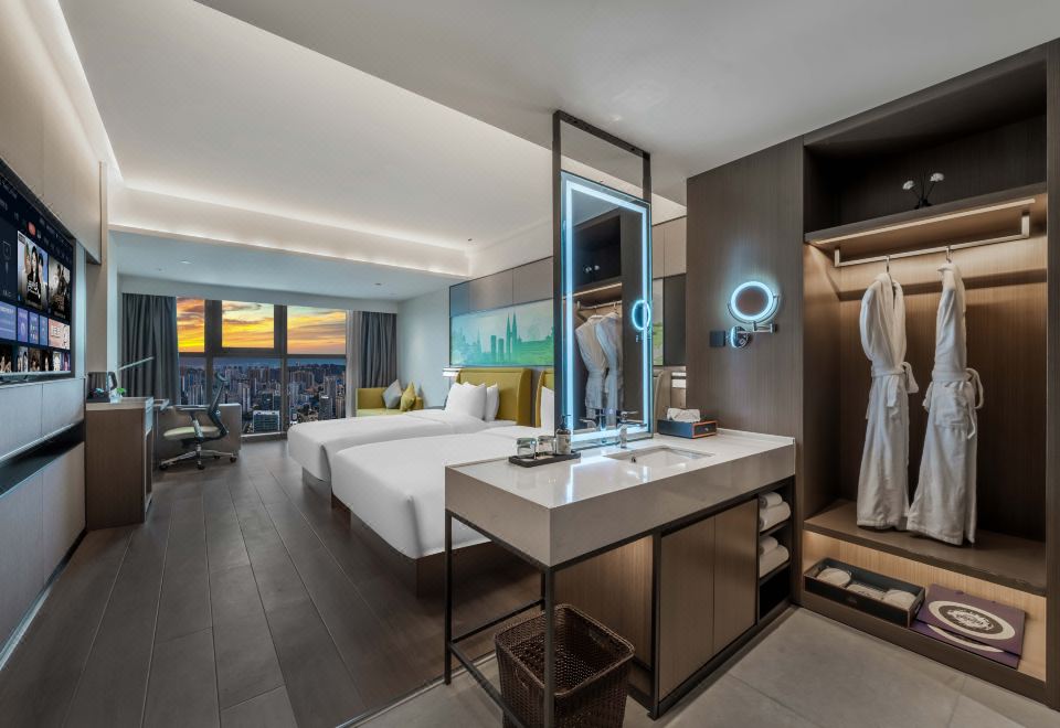 行政雙床房（手機電視投屏+Minibar）