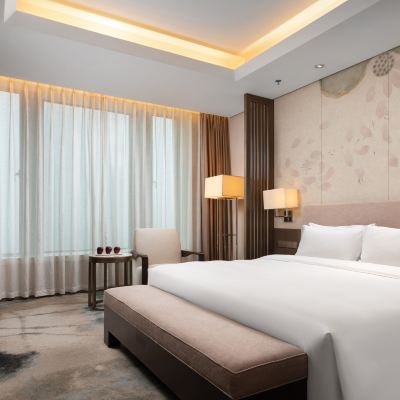 豪華套房|超大衞浴+金可兒床墊+徠芬吹風機 武漢萬科君瀾酒店優惠