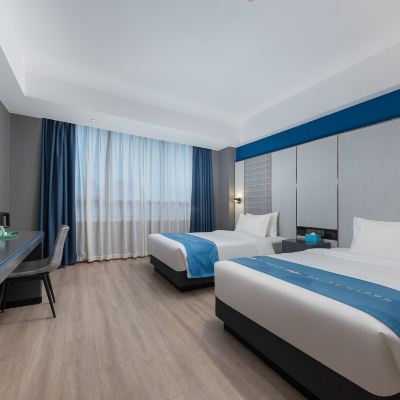 高級雙床房-喜臨門睡眠床墊+超大空間 歐蘭酒店（珠海平沙海泉灣店）優惠