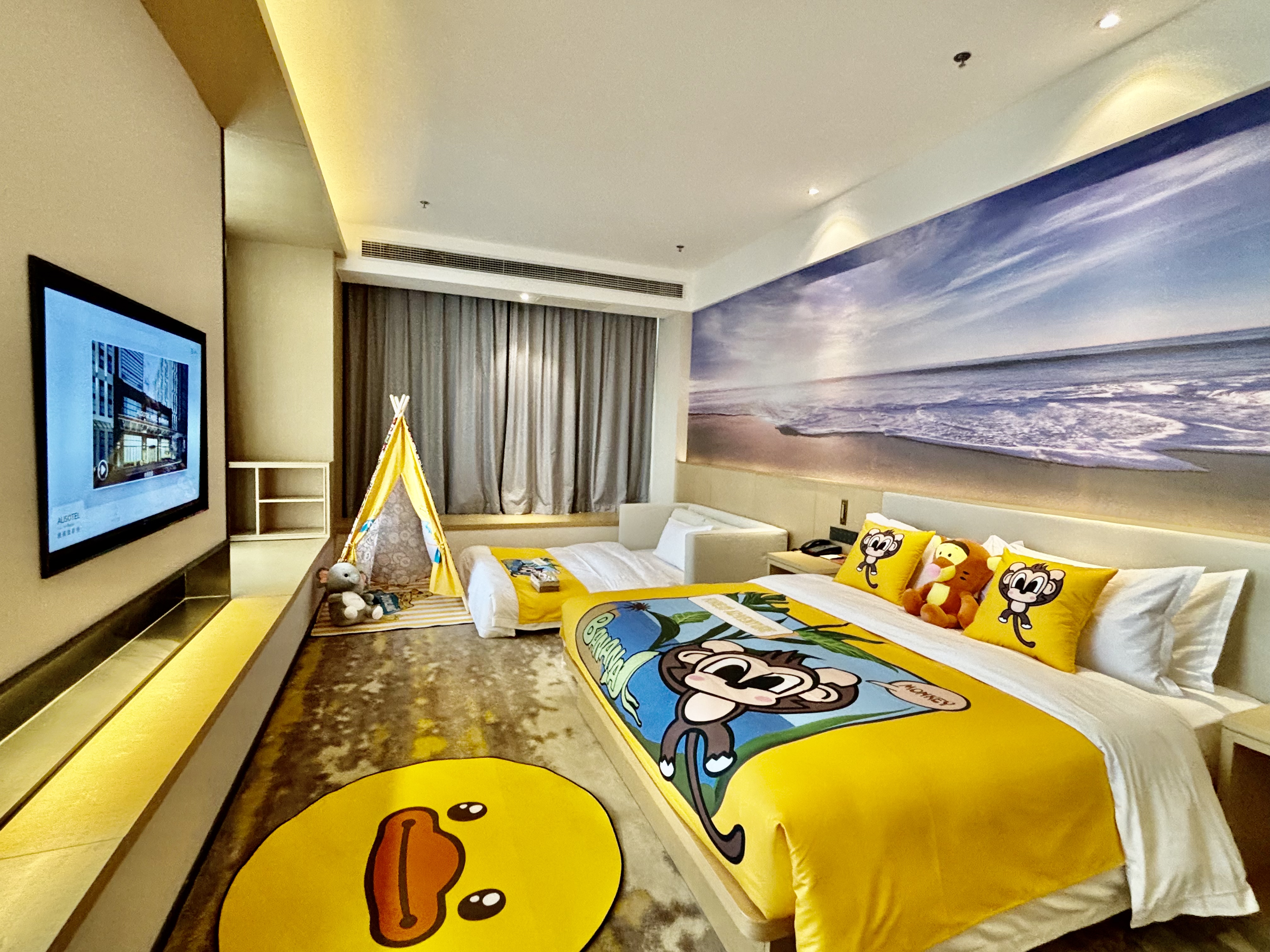 家庭小童亲子房|梳化床