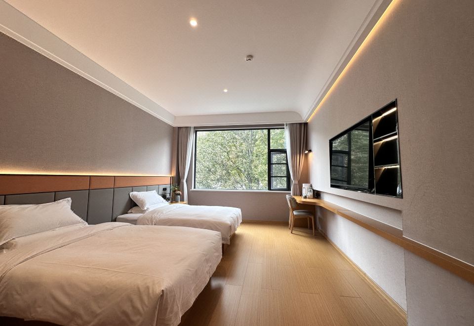 Special Enjoyment Forest-View Twin Room (Humidifier, Heated Floor, Zero Pressure Pillow, Smart Toilet)
