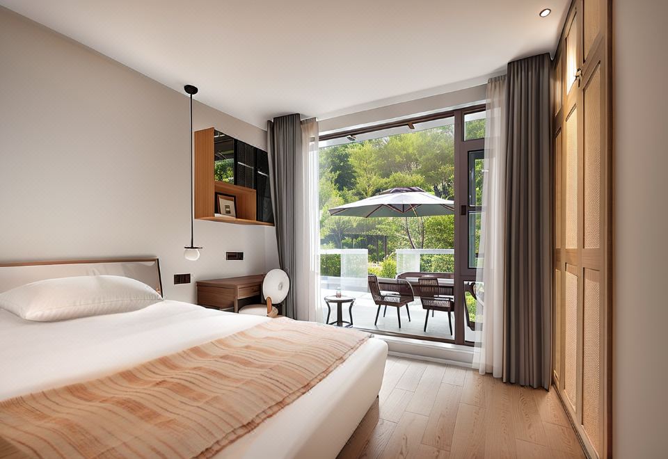 刚好是你|二室二厅·山谷花园尊享套房『私享绿茵袅袅花香漫独立庭院+山谷园艺设计师花园+Serta舒达人体工学乳胶床垫+恒温地暖25°+开放式厨房』