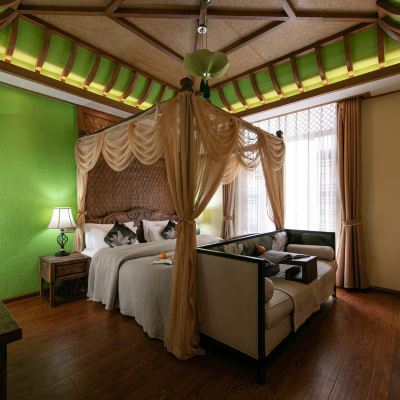 彩韻古典大床房 麗江古城瀾舍設計師公館客棧優惠