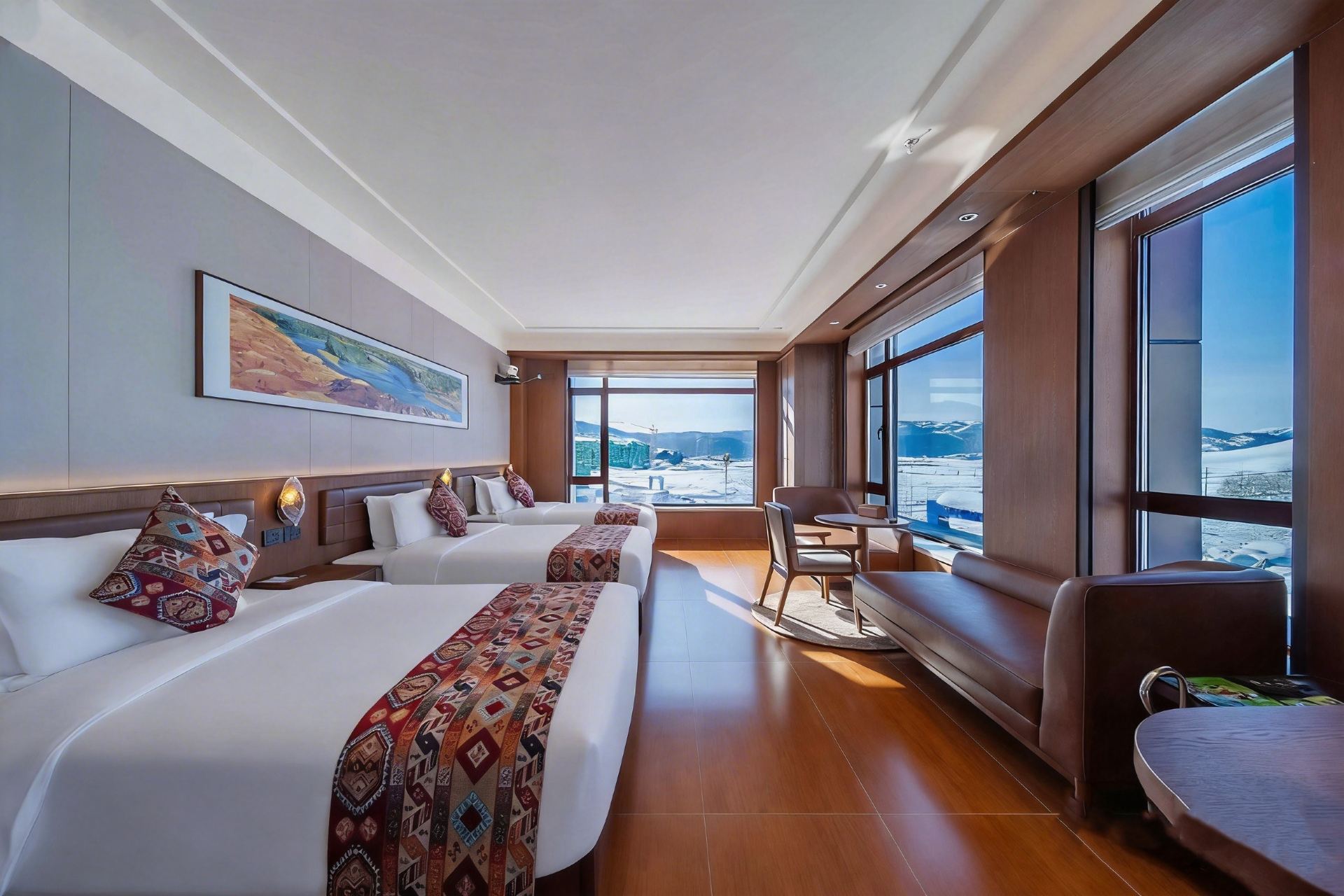 Panoramic Mountain View Triple Room
