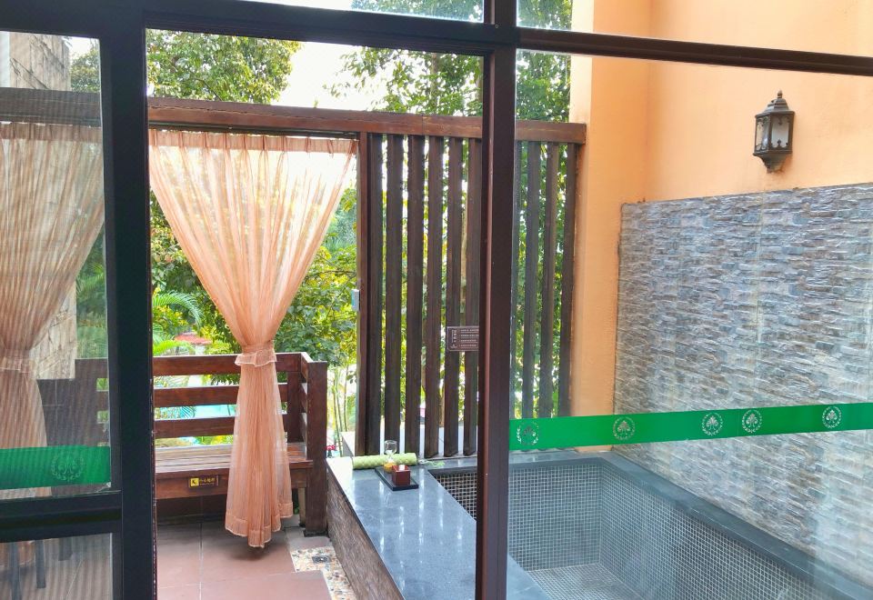 半山别墅花园大床房|独立温泉池