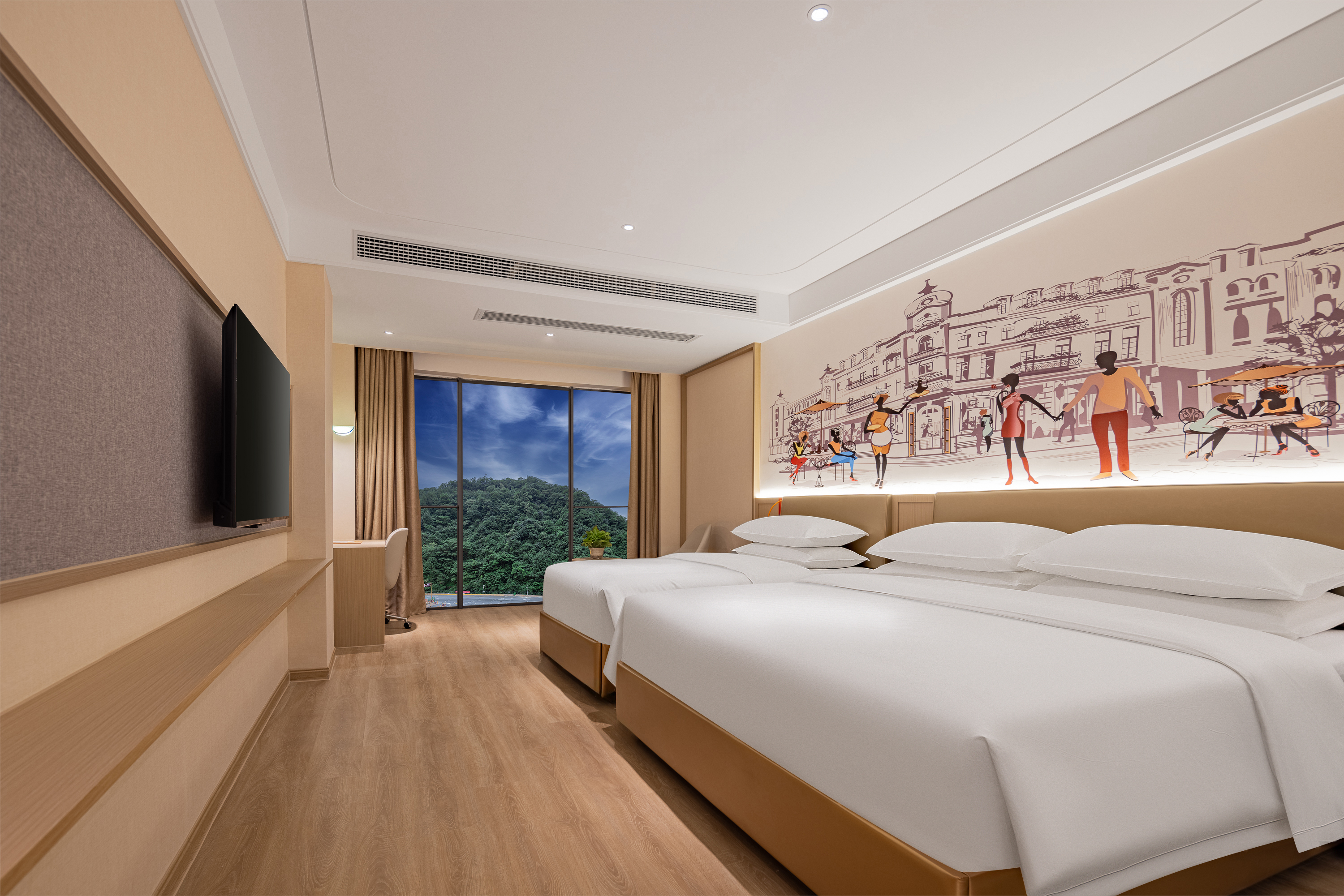 豪華家庭房（親子大小床）