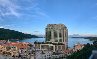 The hotel is located in Santa Martini, offering a picturesque view of the azure at Auberge Discovery Bay Hong Kong