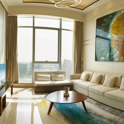 輕奢大床房 朋來澳斯特公寓（陽江高鐵站金融中心店）優惠