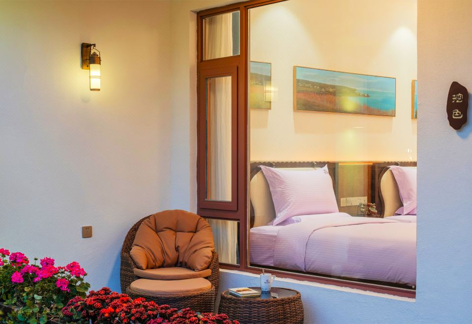 水系景观双床房