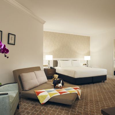 Family One Queen and One Sofa Bed Room Orchard Rendezvous Hotel by Far East Hospitality (Staycation Approved) Promo Code
