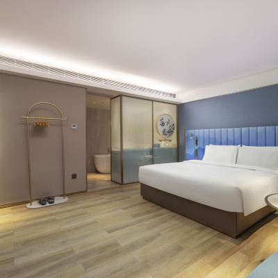 心悅高級大床房[小冰箱+55寸投屏電視] 蘇州觀前街漫心飯店優惠