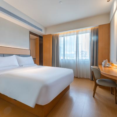 舒壓-大床房【65寸智能投屏+好物茶具+舒適床品】 全季飯店（福州五四路溫泉店）優惠