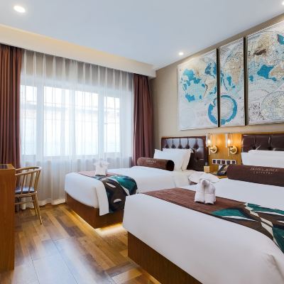 醇享雙床房（森林氧吧+負離子吹風機） 喆啡飯店（天津大悅城鼓樓地鐵站店）優惠