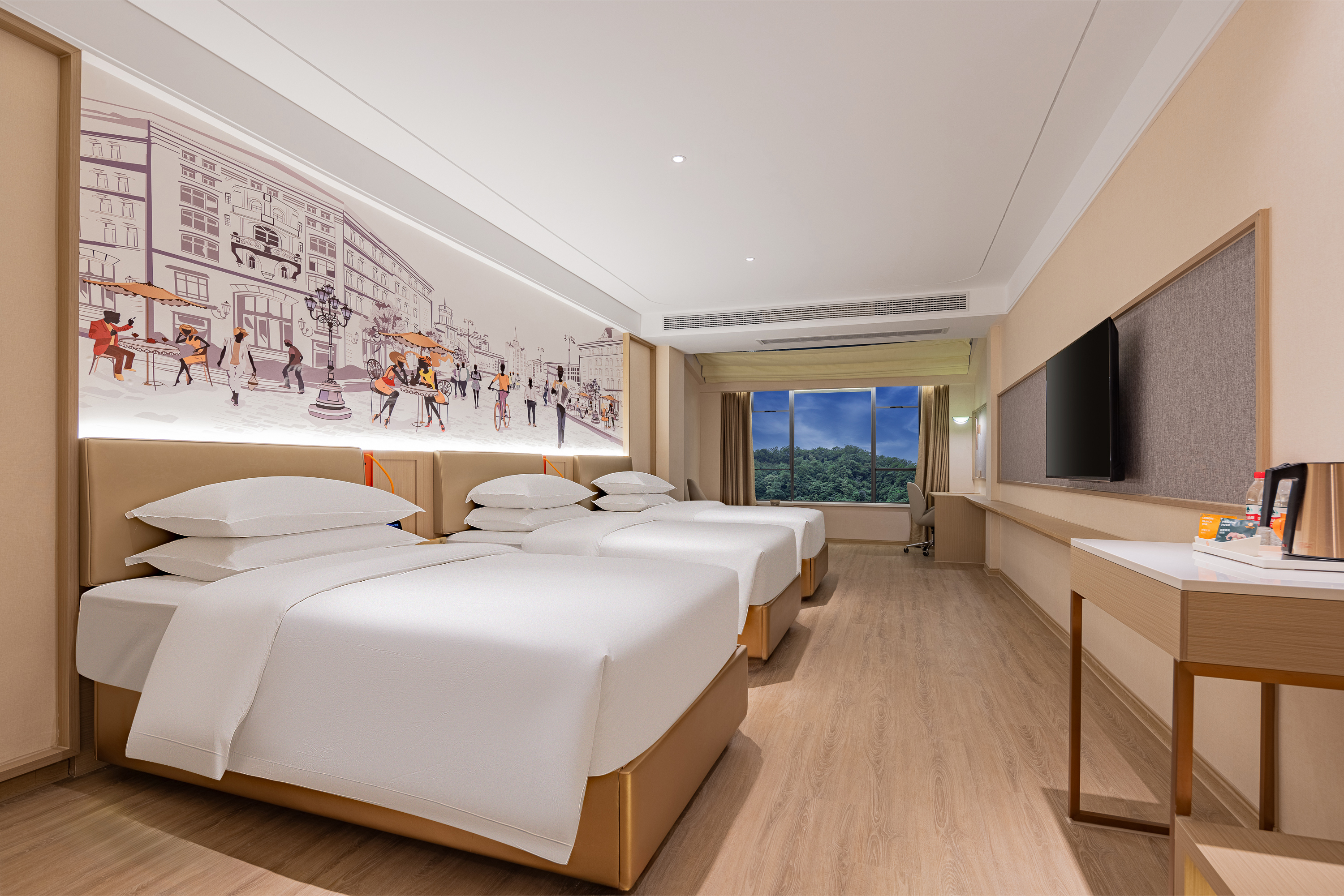 豪華三人間（蕎麥枕 · 愉夢之床）