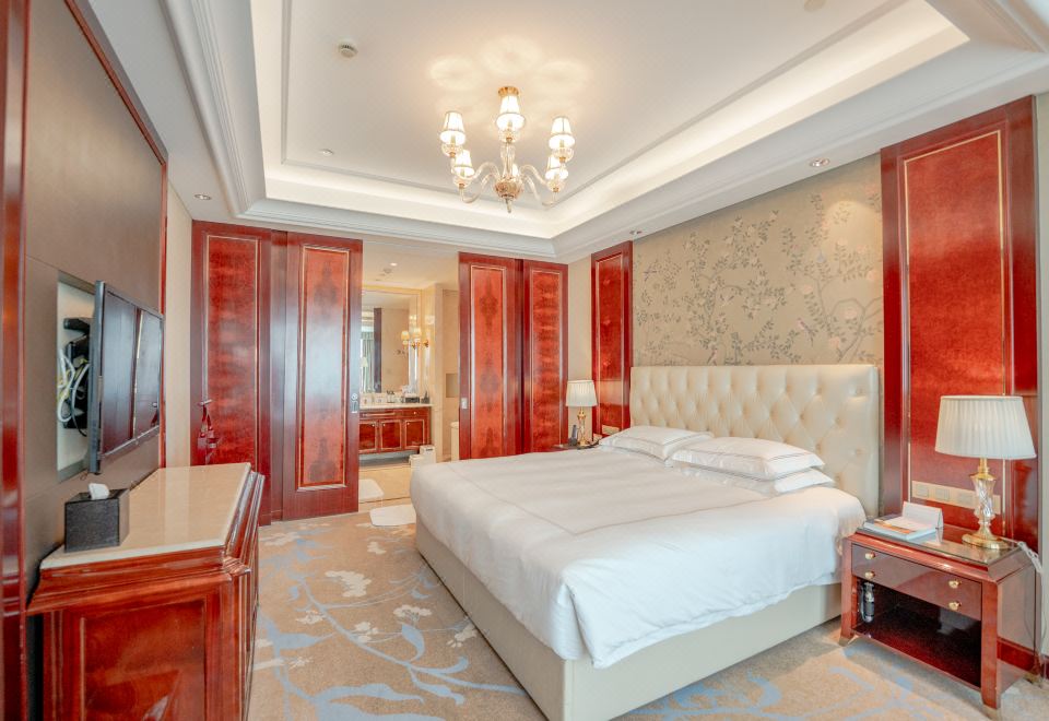 Dongwu New Century Grand Hotel HuzhouDeluxe Two-Bedroom Suite (Separate Bedroom + Panoramic Floor-to-Ceiling Window + Tub)