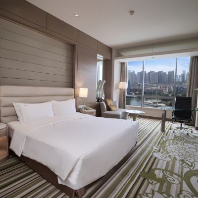 海河景觀大床房丨海河夜景 天津海河假日酒店優惠