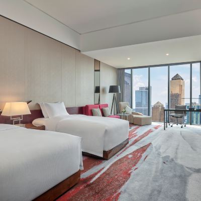 豪華雙床房 廣州天河希爾頓飯店優惠