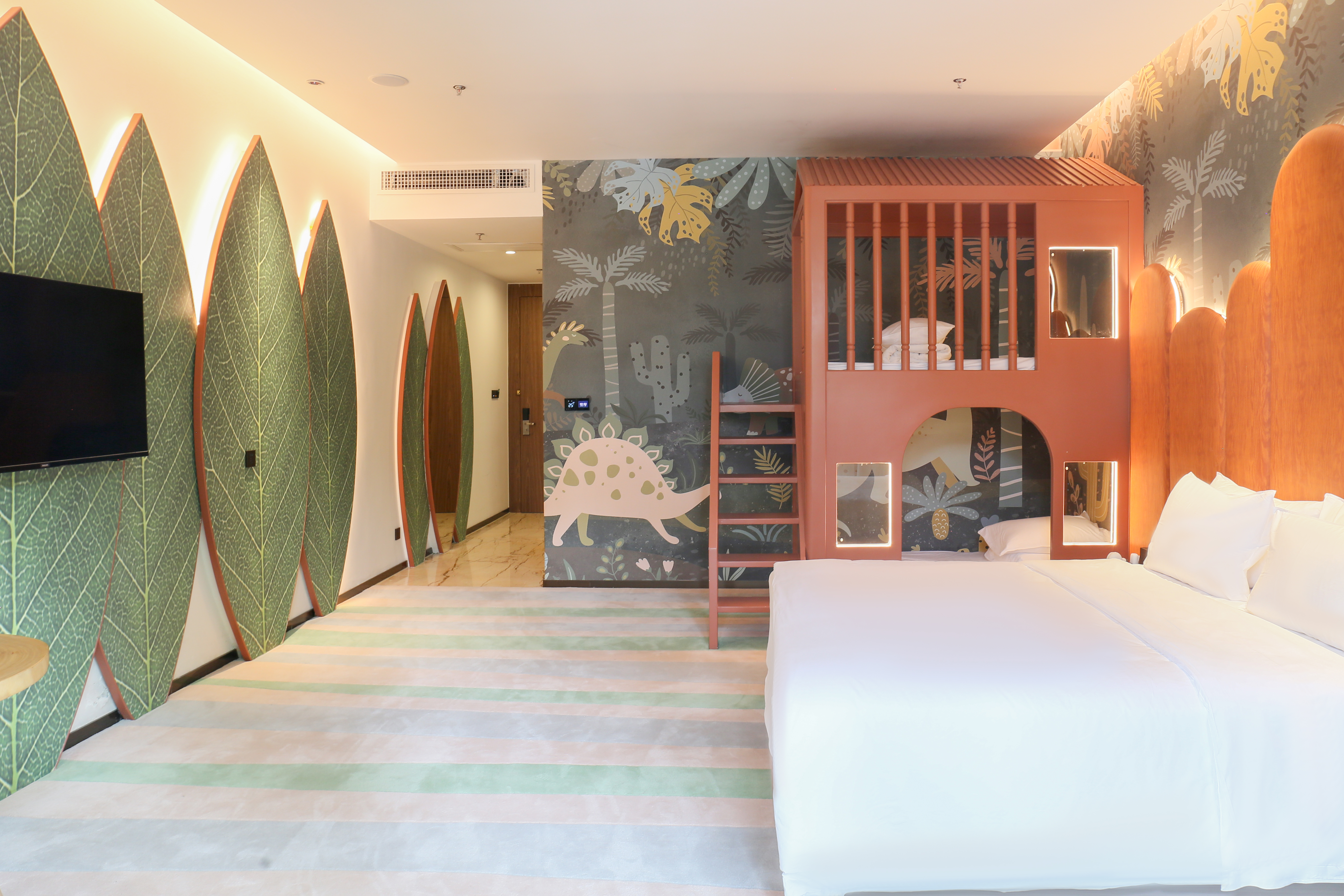 秘境森林?复式床亲子房