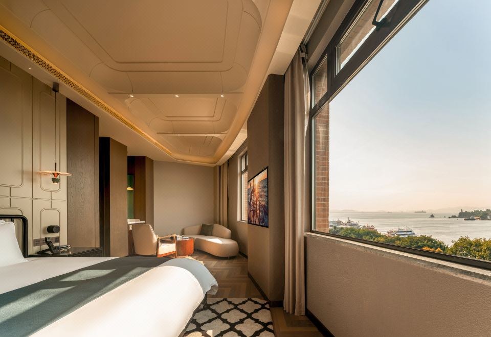 鼓浪嶼一線海景大床房（花磚風情）