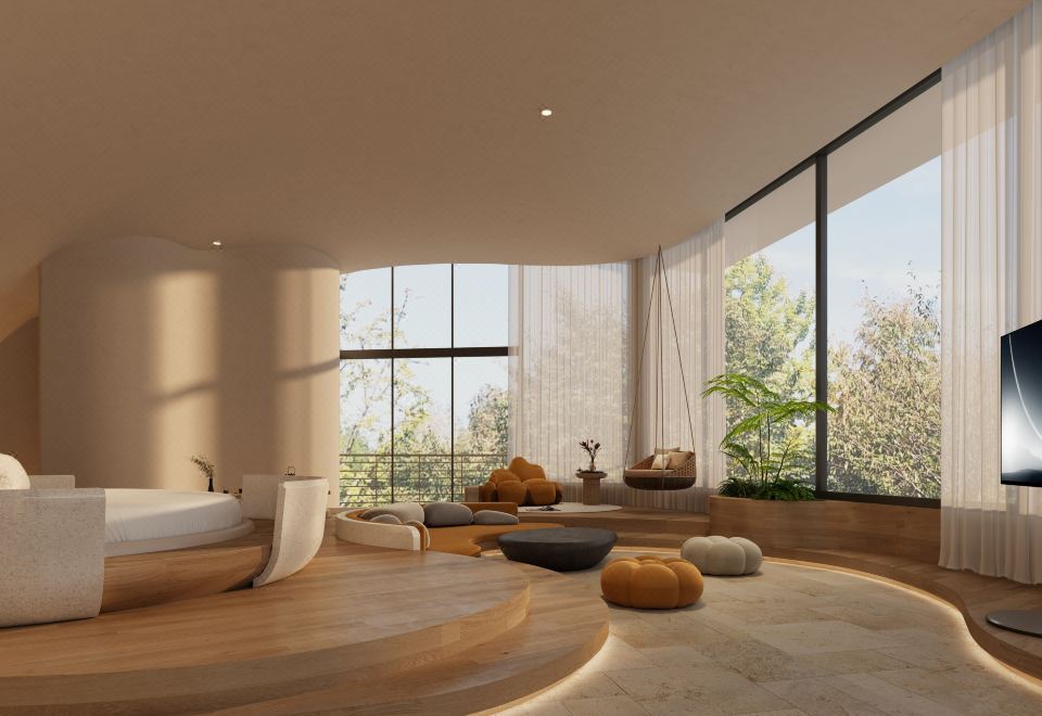 Wuhan Chengjian Senbo Nature Park & Resort HotelPumpkin-themed 3-bedroom Nonsmoking Villa