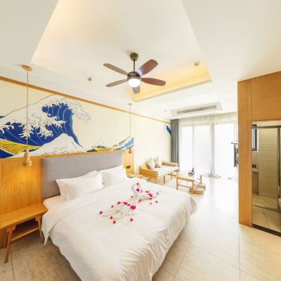 高級大床房（大空間+獨立大陽台） 三亞美亞四季飯店優惠