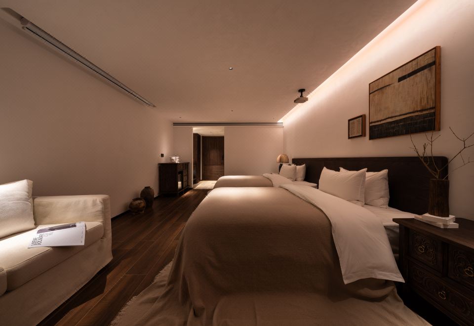 揽春.观景阳台双床房-零压床垫︱智能客控︱极米投屏