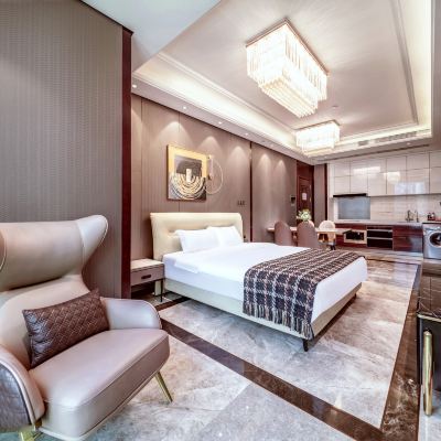 輕享雙床舒適套房（智能客控+洗烘一體+冰箱） Asiam亞美國際公寓酒店（重慶解放碑洪崖洞店）優惠