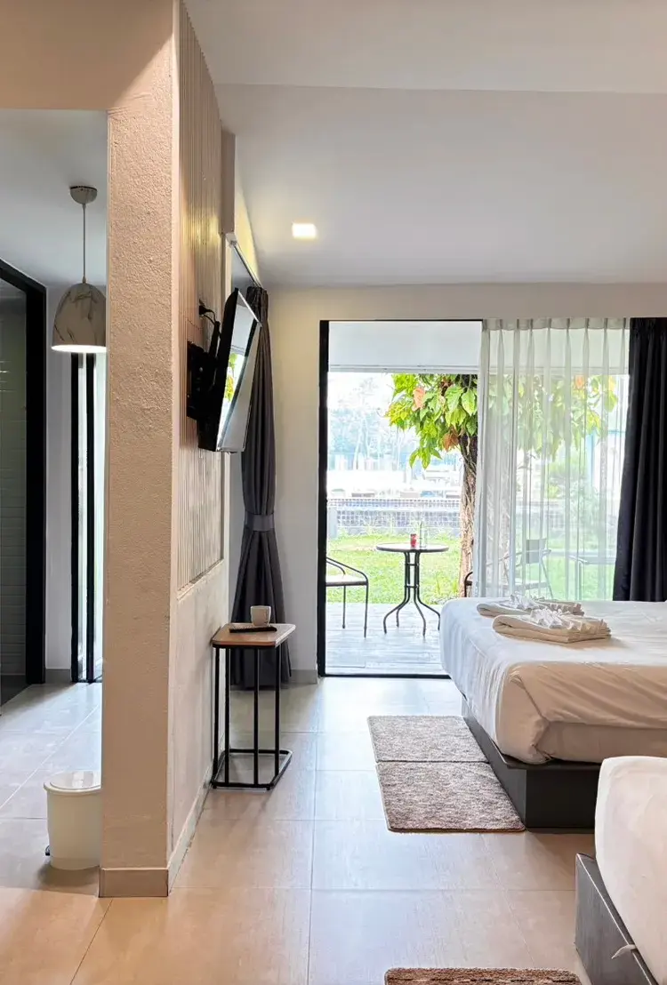 ห้องดีลักซ์ แฟมิลี่ สำหรับ 4 ท่าน