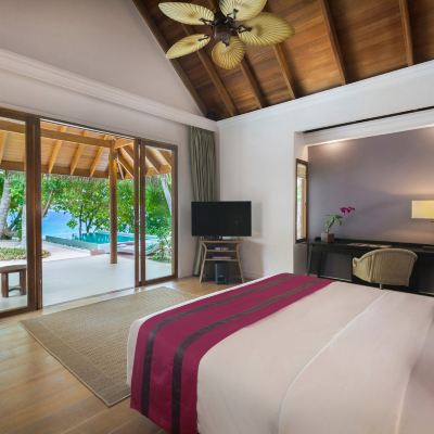 Beach Front Pool Villa, 122sqm, Beachfront, Butler Service, Private Terrace Dusit Thani Maldives Promo Code