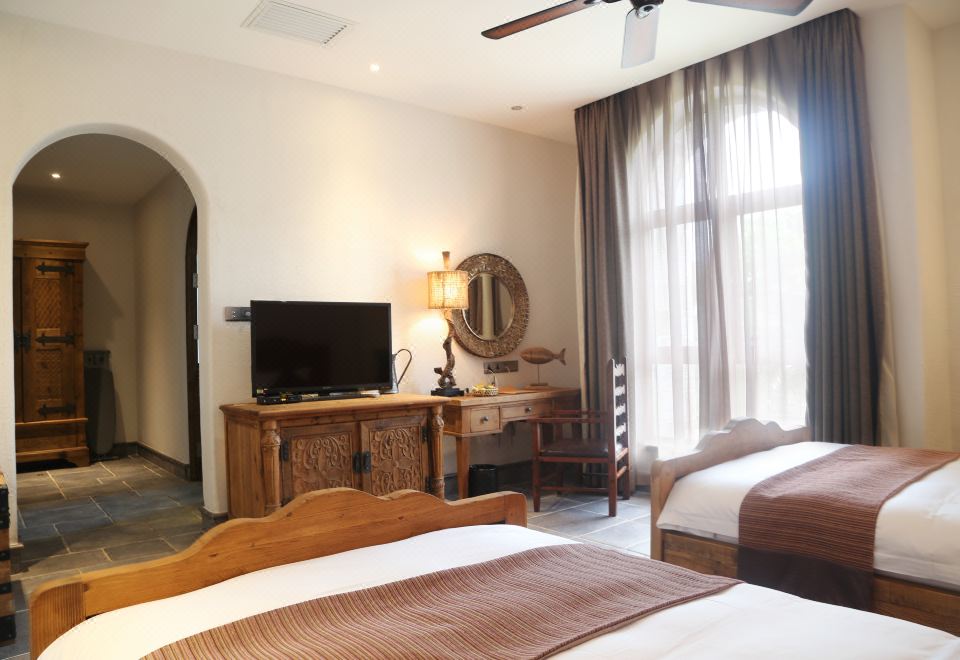 復古城堡雙床房