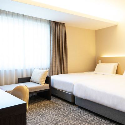 禁菸家庭雙床房 大阪普樂美雅凱賓總統飯店優惠