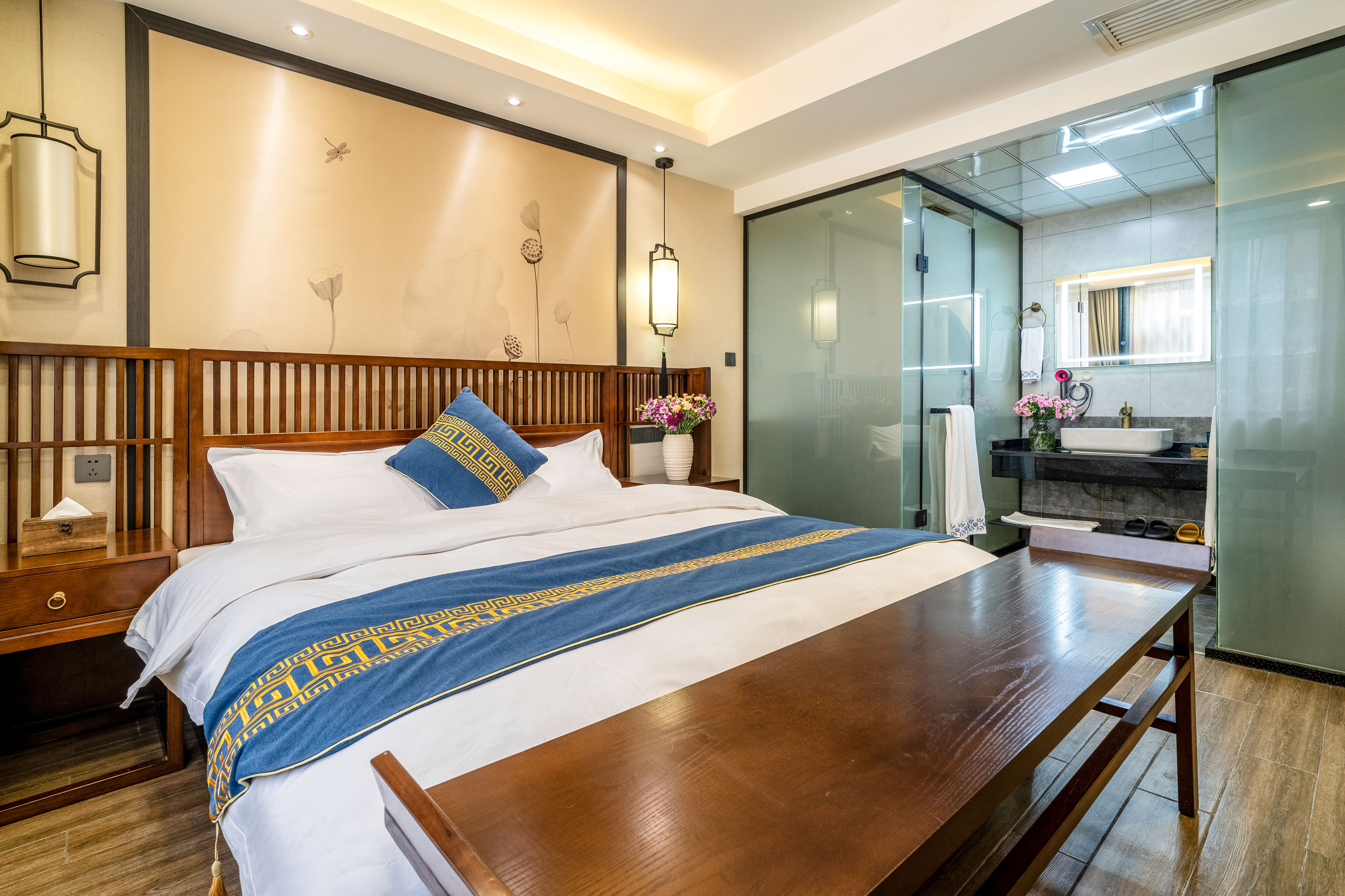 青山不语?园景双床套房「智能马桶」