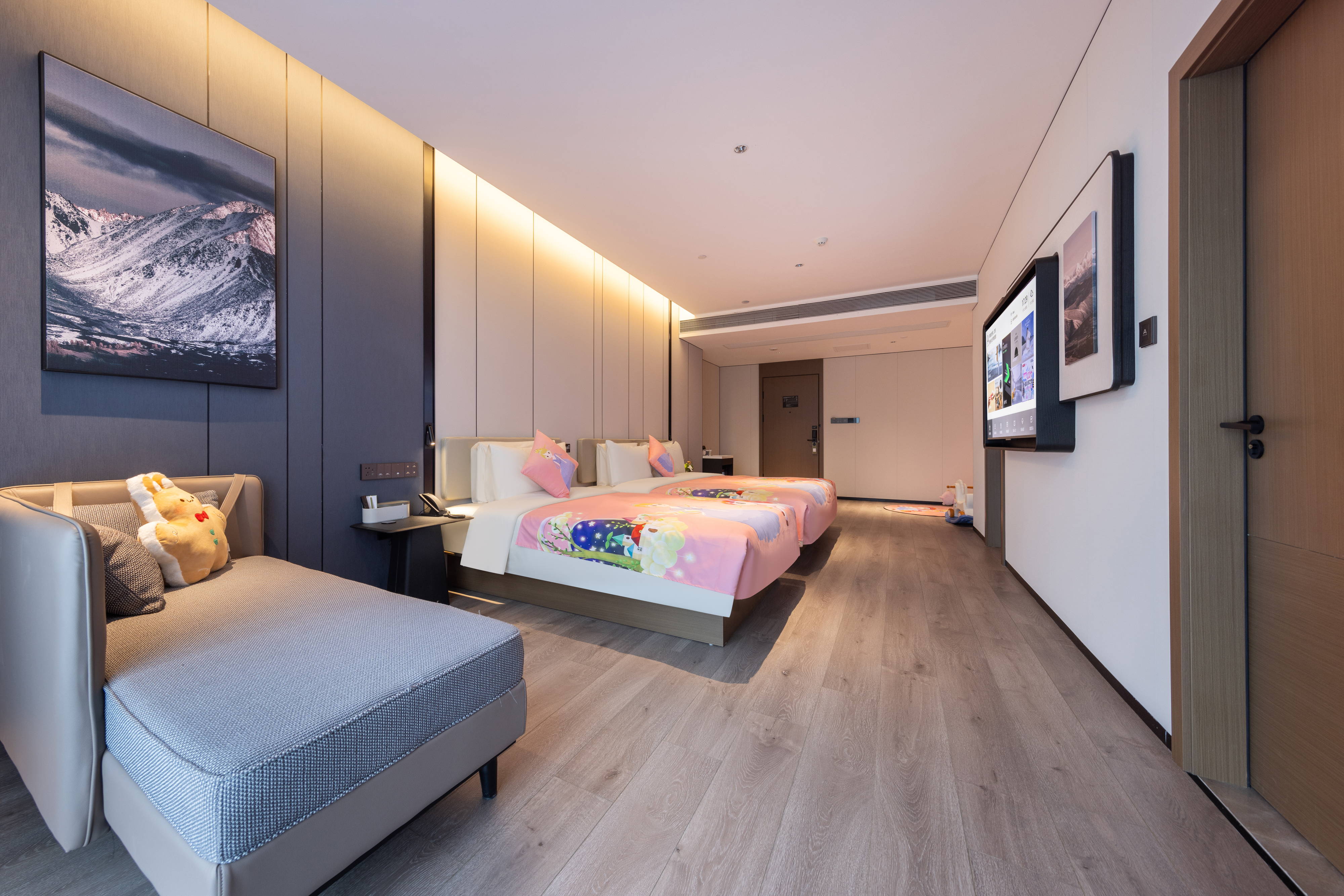 几木亲子双床房（投屏电视+小冰箱）