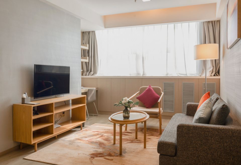 Sunshine City Tsuen Wan Hotel (Xi'an Hi-tech Dadu Dian Shop)Deluxe Double Bed Suite (Cooking Allowed + With Tub)