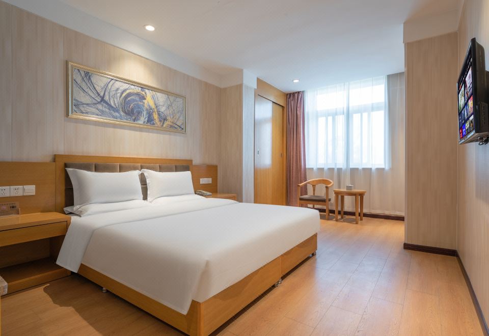 商务雅致大床房+乾净整洁+安心睡眠