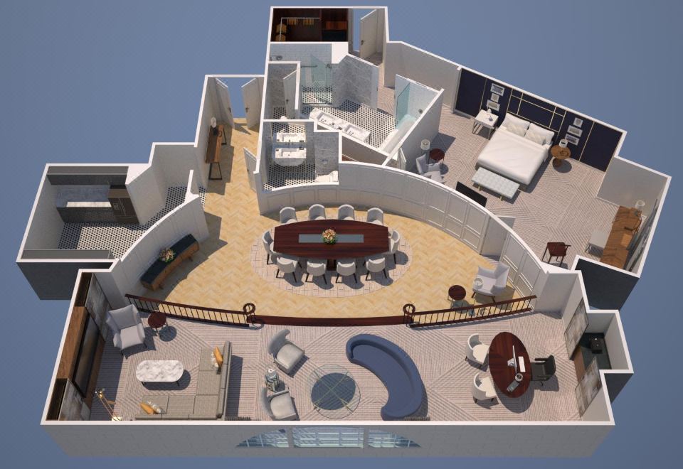 一卧室威斯敏斯特总统套房