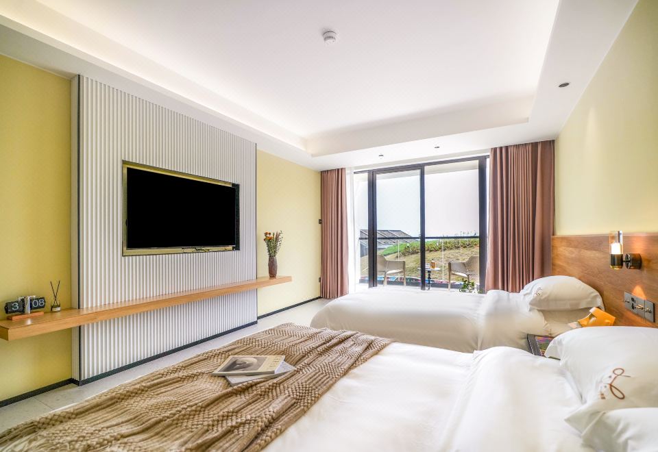 鹿夢·海景陽台花園家庭房