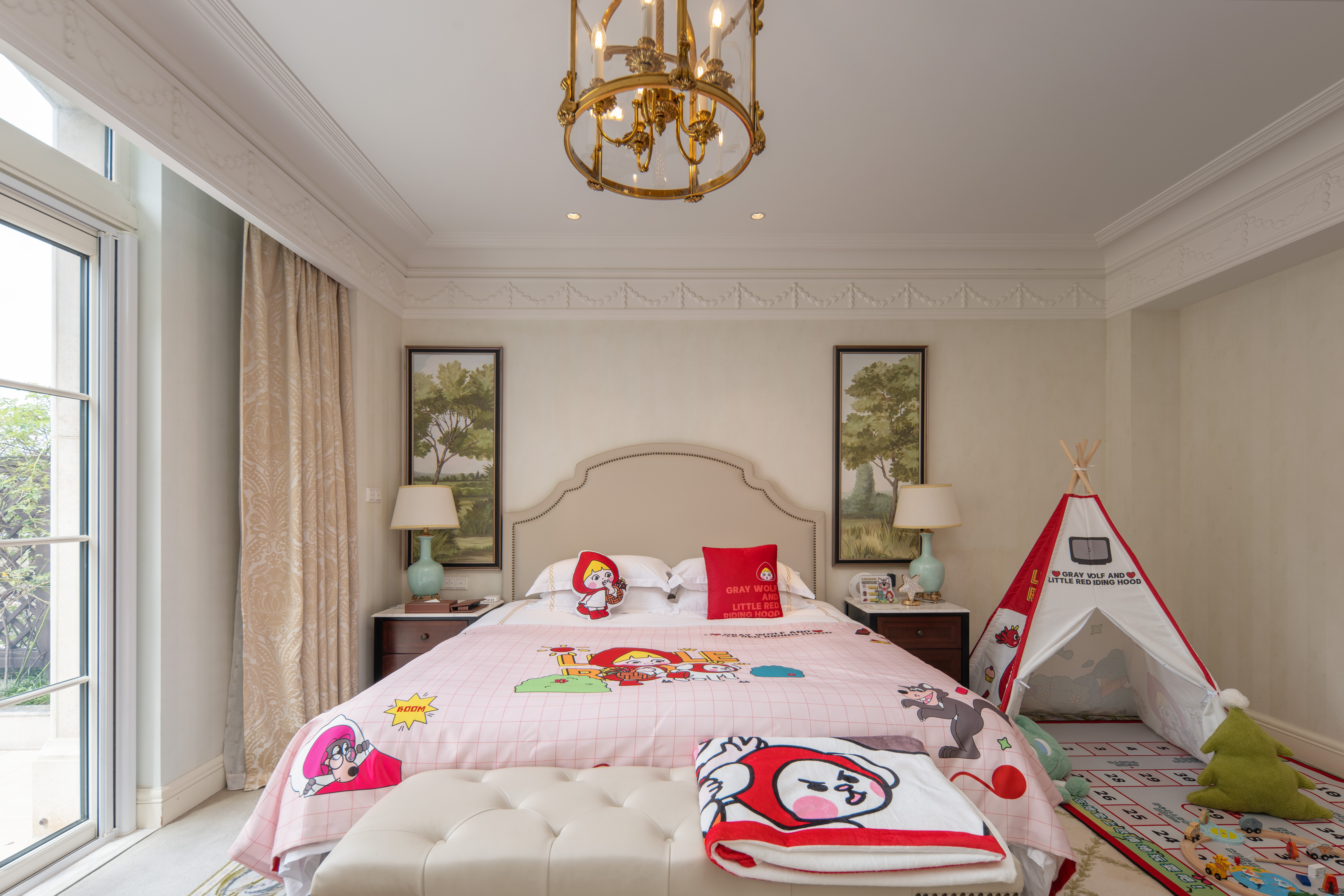 格林童话主题露台大床房