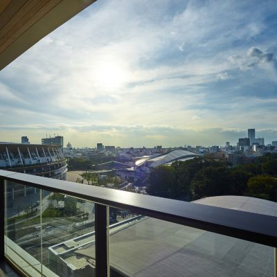 高級房，2 張床（+額外床），角落房，帶小廚房，陽台 東京普米爾三井花園飯店神宮外苑優惠
