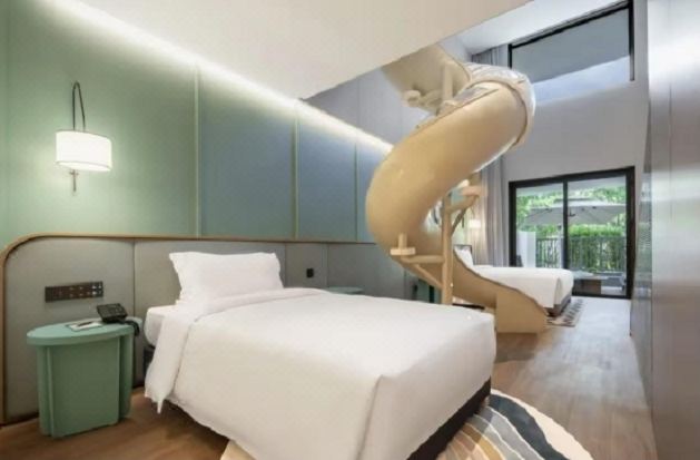 温泉親子複式房（智能客控+MINI吧+天然乳膠枕+私湯）