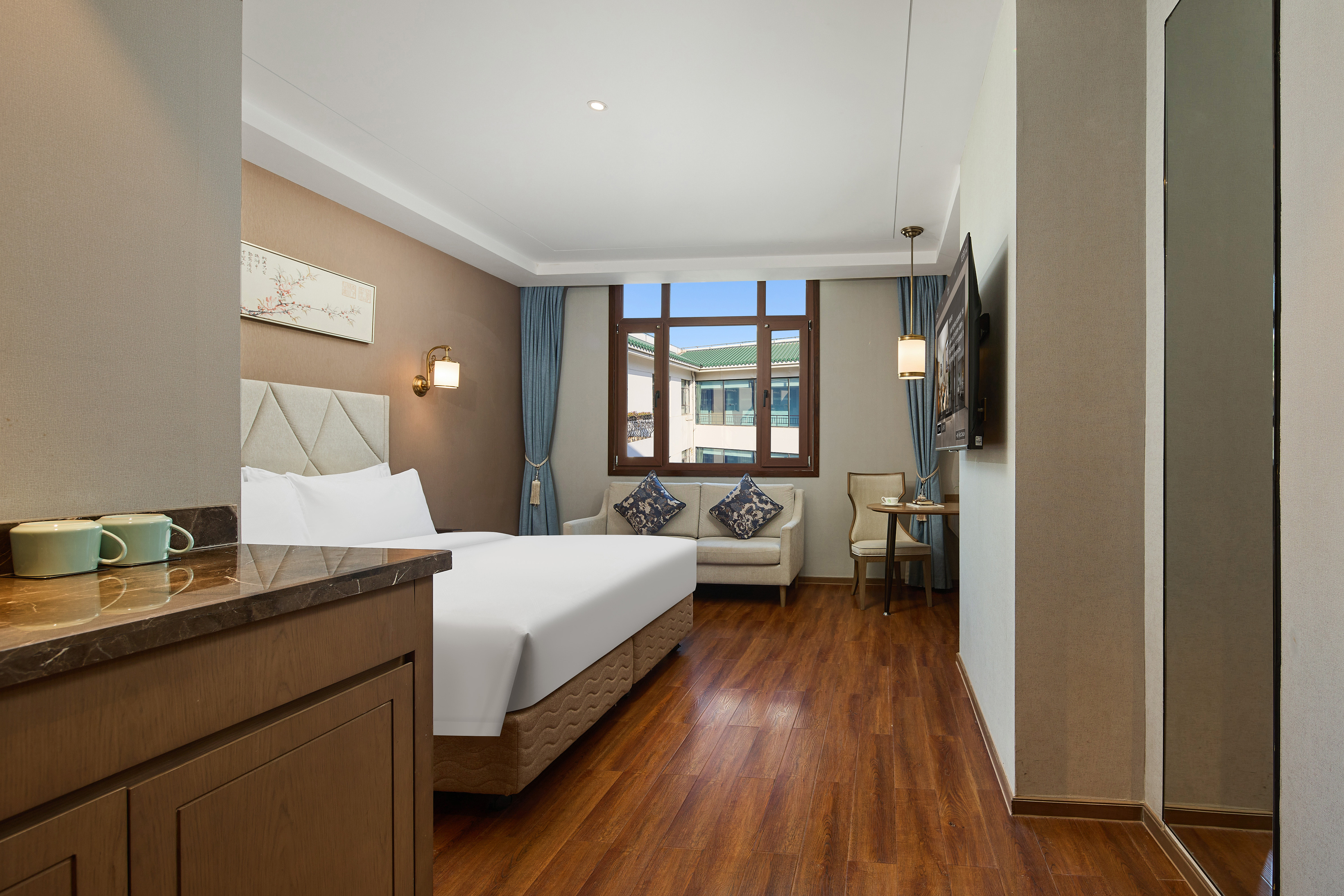 空中花园景观大床房（可投屏液晶电视）