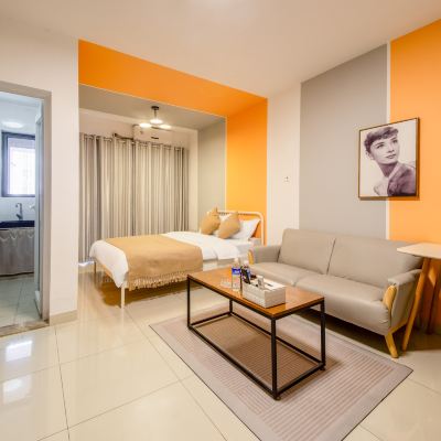 行政大床房（洗衣機+冰箱+陽台） 科潤酒店公寓（深圳科技園店）優惠