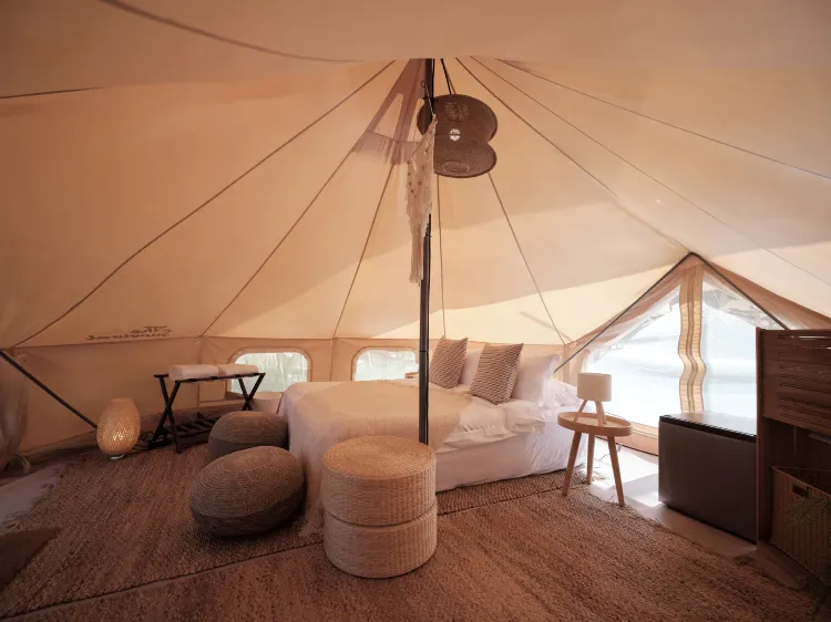 เต็นท์บรรยากาศสงบ