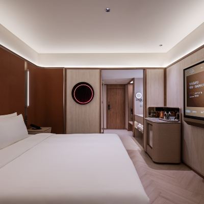 大床房（水吧檯，65寸電視投屏，香氛晶石） 桔子水晶北京國貿建國門飯店優惠