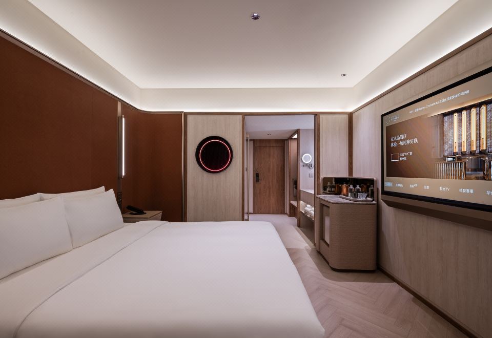 大床房（水吧枱，65寸电视投屏，香氛晶石）